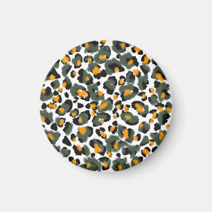 Hintergrund für Leopard-Tierdrucke Magnet