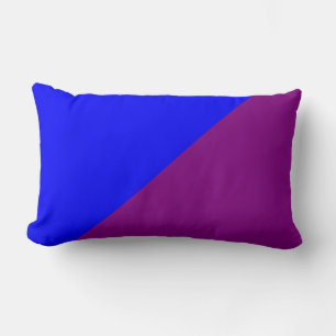 Hintergrund für lila und blaue Farbe Lendenkissen