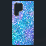 Hintergrund für lila und blaue Imitate Glitzer Samsung Galaxy Hülle<br><div class="desc">Bild eines Glitzer mit lila,  blauen und grünen Farbtönen.</div>