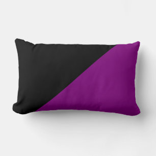 Hintergrund für lila und schwarze Solid-Farbe Lendenkissen