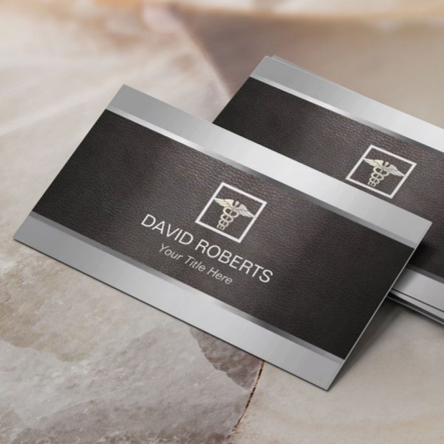 Hintergrund für medizinisches Metall und Leder Visitenkarte (Von Creator hochgeladen)