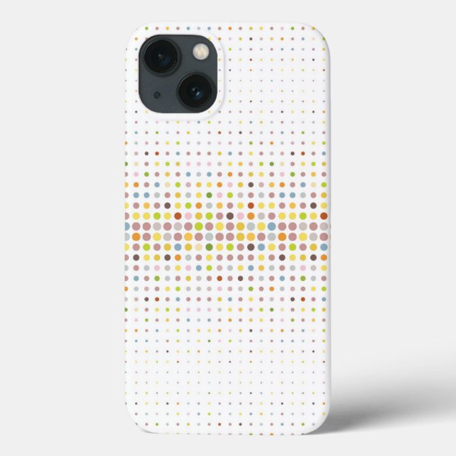 Hintergrund für mehrfarbige Punkte Case-Mate iPhone Hülle (Rückseite)