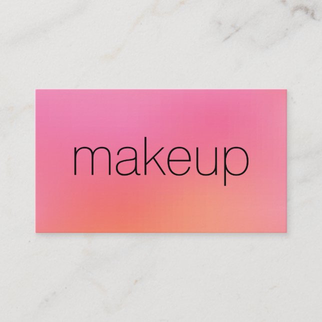 Hintergrund für Minimalistischen Chic Visitenkarte (Vorderseite)