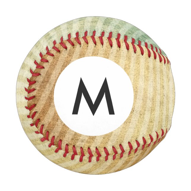 Hintergrund für Monogramm Streifen Baseball (Vorderseite Links)