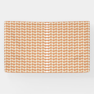 Hintergrund für Orange und Weiße Quadrate Banner