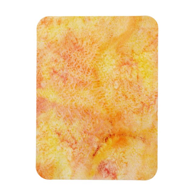 Hintergrund für Orange Wasserfarbe Magnet (Vertikal)