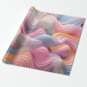 Hintergrund für Pastell-Wirbel Geschenkpapier