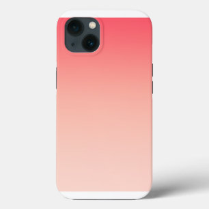 Hintergrund für rosa und pfirsichfarbene Farbverlä iPhone Hülle