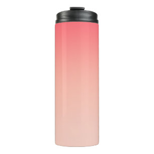 Hintergrund für rosa und pfirsichfarbene Farbverlä Thermosbecher