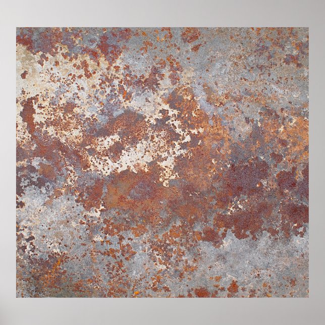 Hintergrund für ruhende Metalltextur Poster (Vorne)