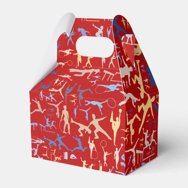 Hintergrund für Sport Geschenkschachtel (Rückseite)
