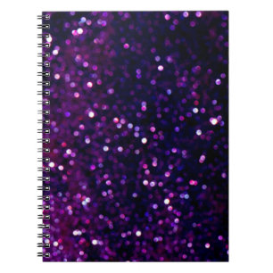 Hintergrund für Vintage Glitzer. lila und blau Notizblock