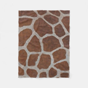Hintergrund Giraffe Print Pattern Fleecedecke