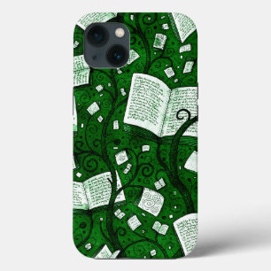 Hintergrund grüner Bücher Case-Mate iPhone Hülle