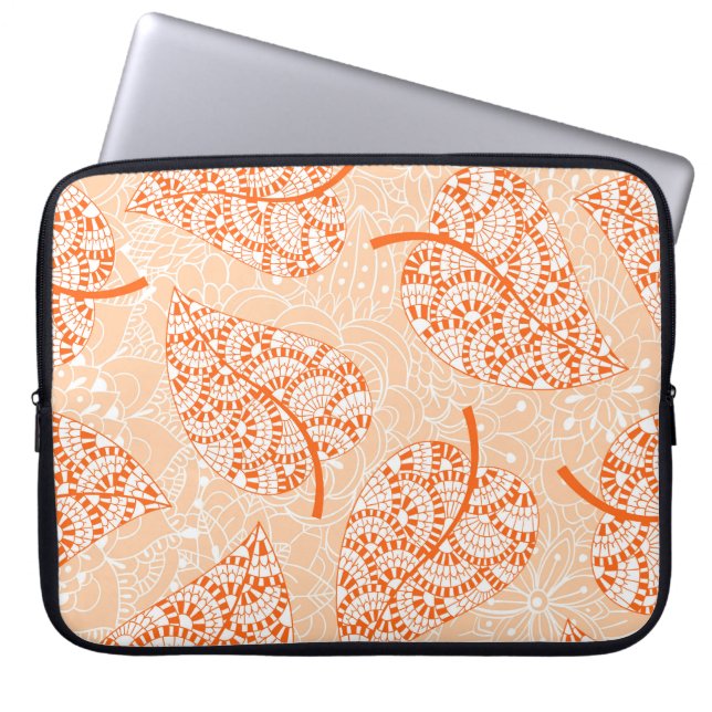 Hintergrund Herbst. Leaf-Hintergrund Laptopschutzhülle (Vorderseite)