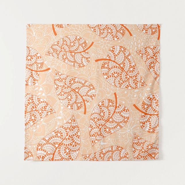 Hintergrund Herbst. Leaf-Hintergrund Wandteppich (Vorderseite)