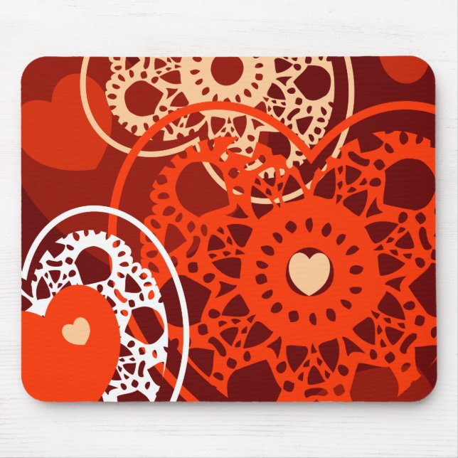 Hintergrund Herz, Mousepad (Vorne)
