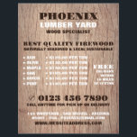 Hintergrund Holz, Holz/Holz/Holzgartenwerbung Flyer<br><div class="desc">Flyer für Holzhintergrund-, Holz-/Holzgartenwerbung beim Visitenkartenladen.</div>
