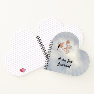 Hintergrund-Illusion der Sonne Baby Notizbuch