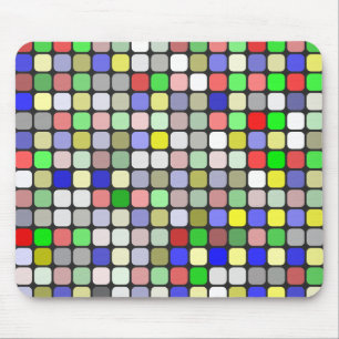 Hintergrund in farbigen Quadraten Mousepad
