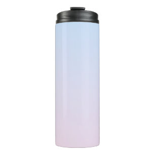 Hintergrund in Pink und Blau Thermosbecher