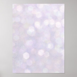Hintergrund - Lavendel Bokeh Lichter Poster