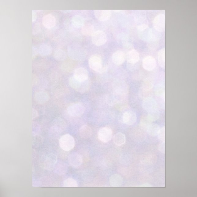 Hintergrund - Lavender Bokeh Lights Poster (Vorne)