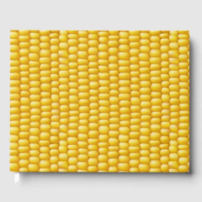 Hintergrund Maiskolben Gästebuch (Vorderseite)