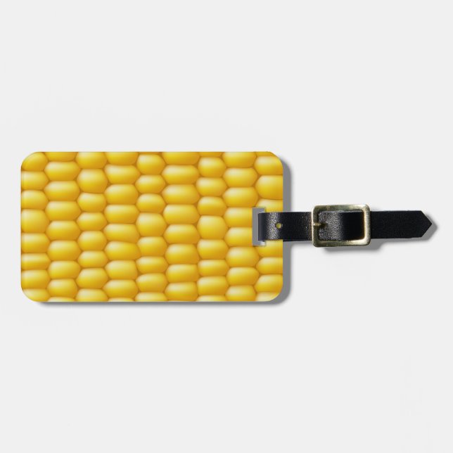 Hintergrund Maiskolben Gepäckanhänger (Vorderseite horizontal)