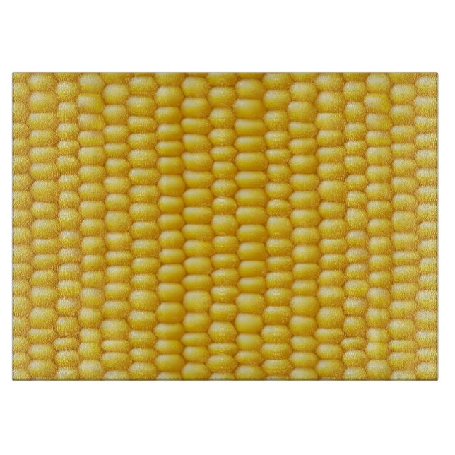Hintergrund Maiskolben Schneidebrett (Vorderseite)