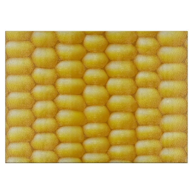 Hintergrund Maiskolben Schneidebrett (Vorderseite)
