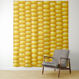 Hintergrund Maiskolben Wandteppich