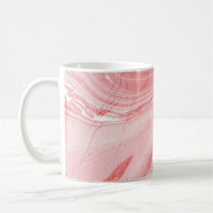 Hintergrund mit abstrakter Farbmarmorstruktur. Kaffeetasse