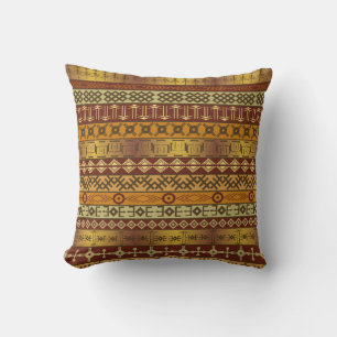 Hintergrund mit afrikanischen ethnischen Motiven Kissen