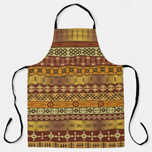Hintergrund mit afrikanischen ethnischen Motiven Schürze