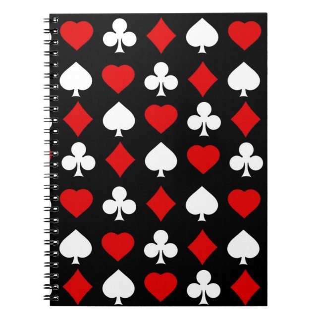 Hintergrund mit Anzügen Notizblock (Vorderseite)