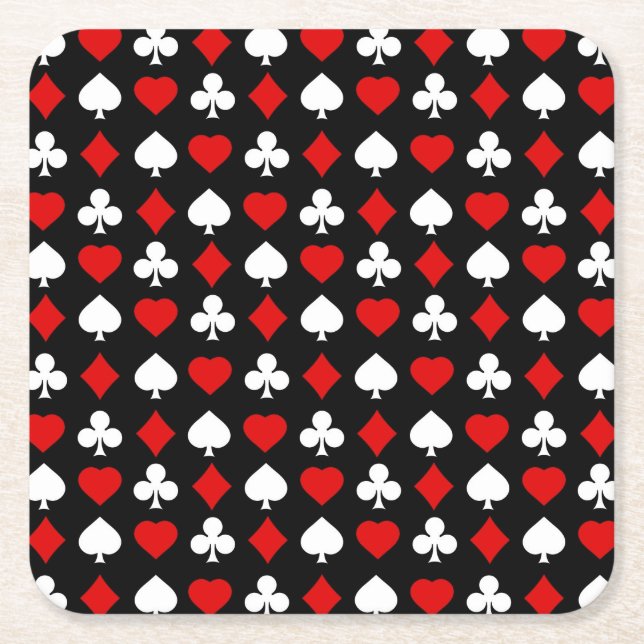 Hintergrund mit Anzügen Rechteckiger Pappuntersetzer (Vorderseite)