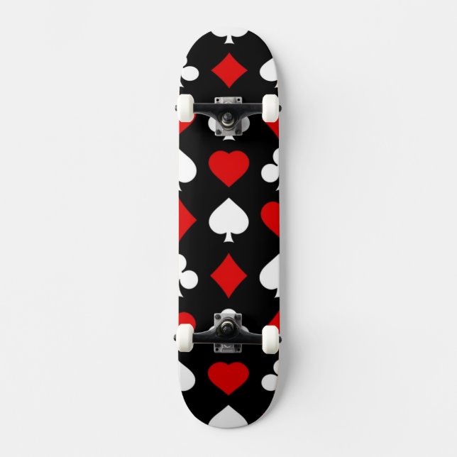 Hintergrund mit Anzügen Skateboard (Vorderseite)