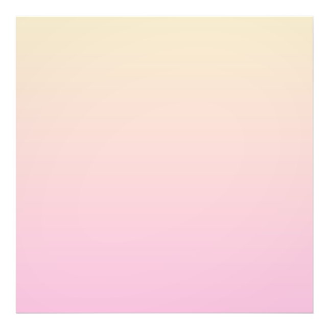 Hintergrund mit blassrosa und gelbem Verlauf Fotodruck (Vorne)