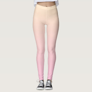 Hintergrund mit blassrosa und gelbem Verlauf Leggings