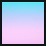 Hintergrund mit blauem und rosa Farbverlauf Fotodruck<br><div class="desc">Die Farben Blau und Rosa des Farbverlaufs.</div>