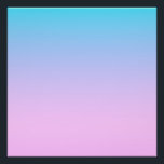 Hintergrund mit blauem und rosa Farbverlauf Poster<br><div class="desc">Die Farben Blau und Rosa des Farbverlaufs.</div>