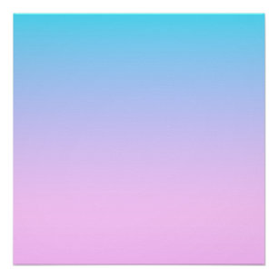 Hintergrund mit blauem und rosa Farbverlauf Poster