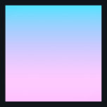 Hintergrund mit blauem und rosa Farbverlauf Poster<br><div class="desc">Die Farben Blau und Rosa des Farbverlaufs.</div>