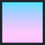 Hintergrund mit blauem und rosa Farbverlauf Poster<br><div class="desc">Die Farben Blau und Rosa des Farbverlaufs.</div>