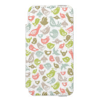 Hintergrund mit bunter Vogelverzierung