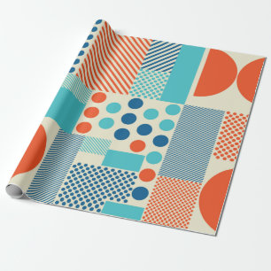 Hintergrund mit geometrischen Formen, modernes Kun Geschenkpapier
