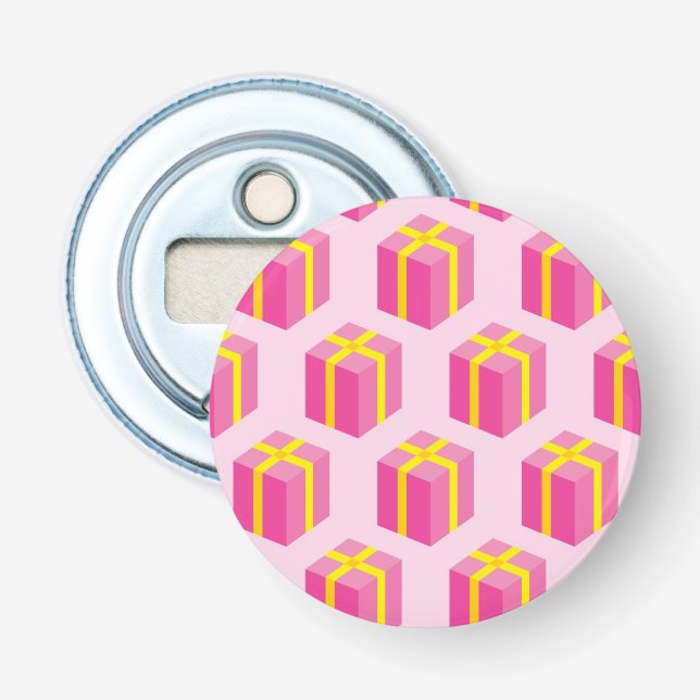 Hintergrund mit Geschenken Flaschenöffner (Vorderseite)