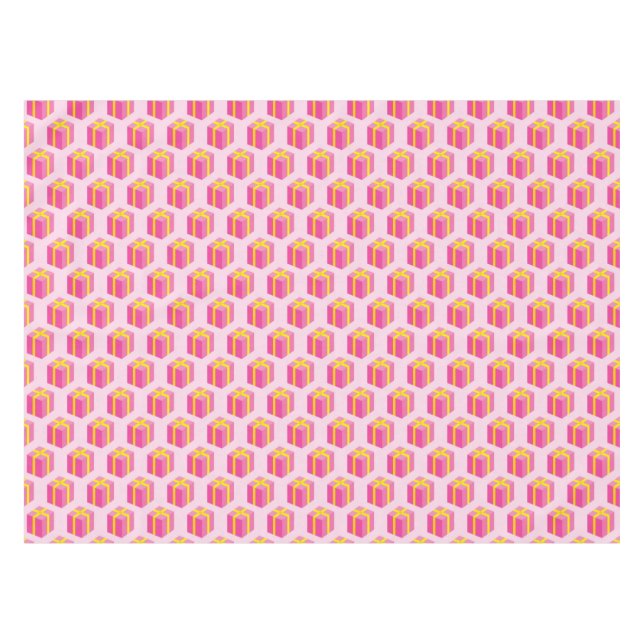 Hintergrund mit Geschenken Tischdecke (Vorderseite (Horizontal))