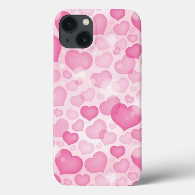 Hintergrund mit Herz Case-Mate iPhone Hülle (Rückseite)